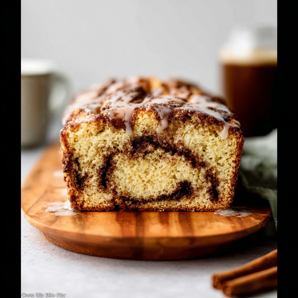 Recipe preparation for Cinnamon Swirl Quick Bread