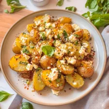 Baked Feta Potatoes