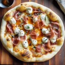 White Pizza with Prosciutto & Hot Honey