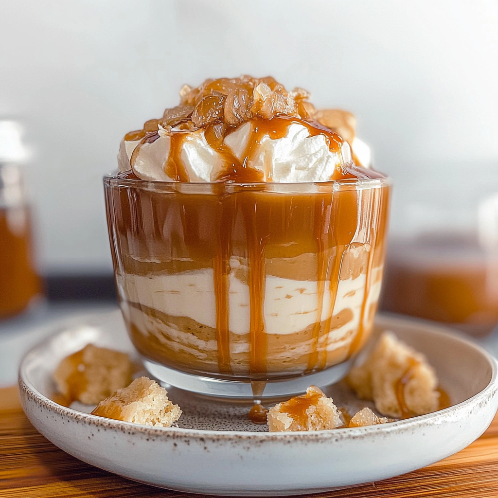 Recipe preparation for Dulce de Leche Pudding Recipe