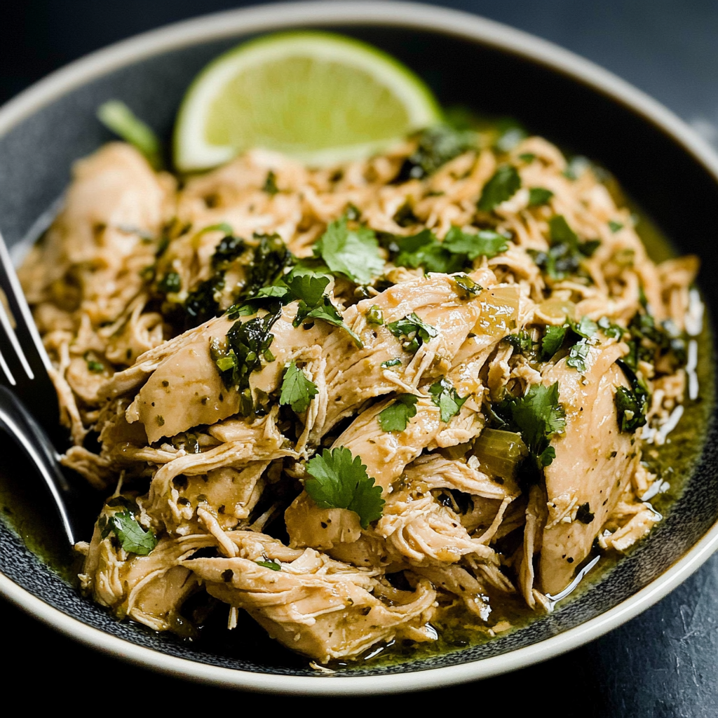 Recipe preparation for Slow Cooker Cilantro Lime Chicken