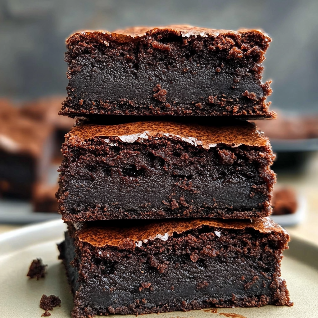 Recipe preparation for Chocolate Mochi Brownies Recipe