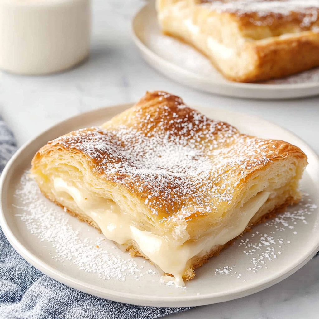 Recipe preparation for Cheesecake Crescent Rolls