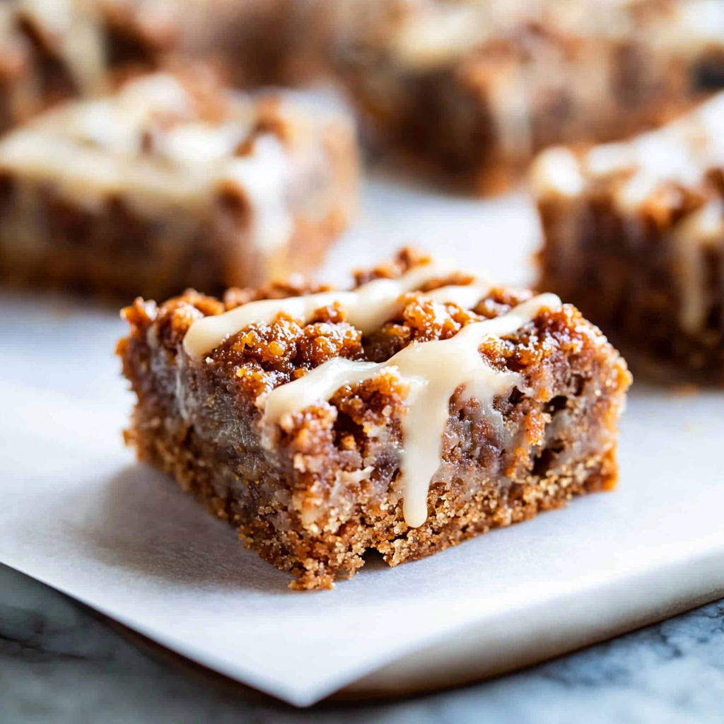 Recipe preparation for Carrot Cake Bars