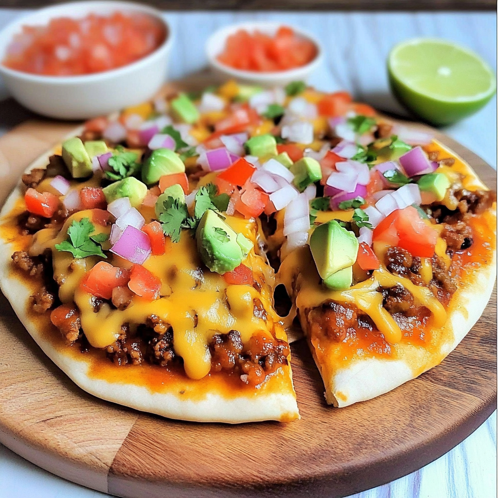 Recipe preparation for Mexican Pizza Taco Bell Copycat