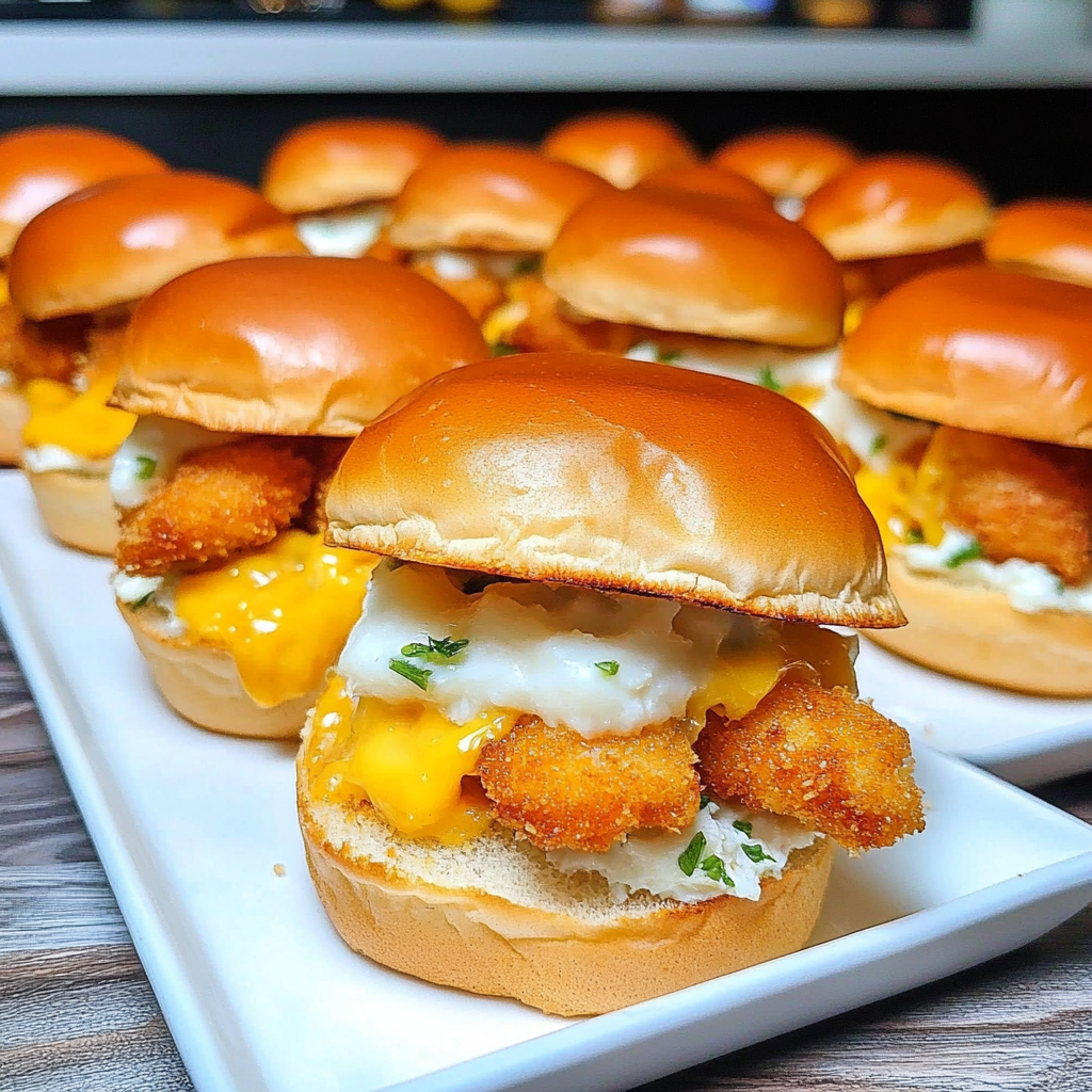 Recipe preparation for Filet-O-Fish Sliders