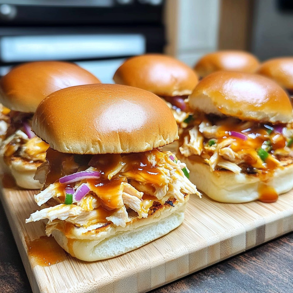Recipe preparation for BBQ Chicken Sliders