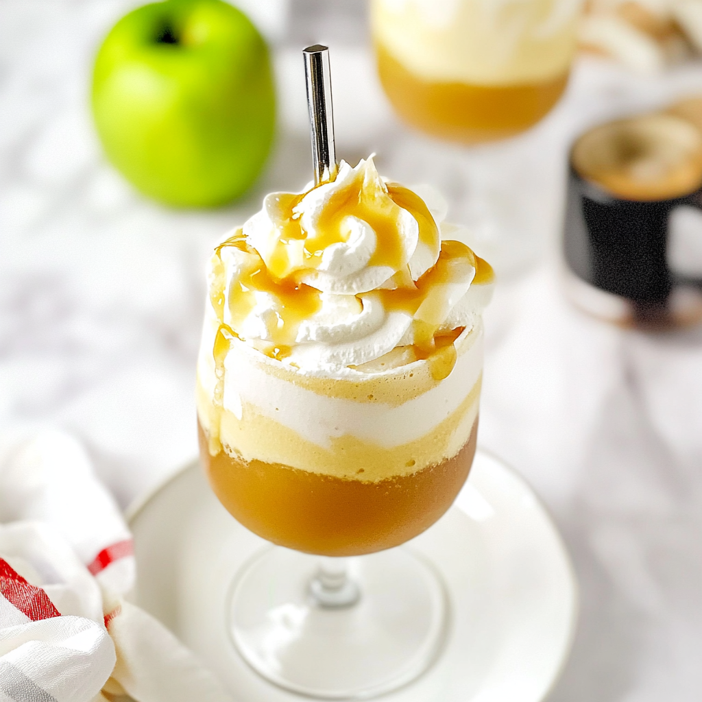 Recipe preparation for Apple Cider Floats