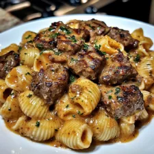 Creamy Paprika Steak Shells Rich