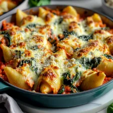 Spinach and Ricotta Stuffed Shells
