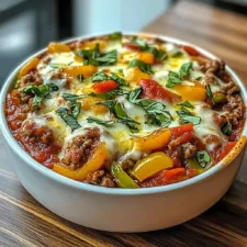 Crustless Pizza Bowl