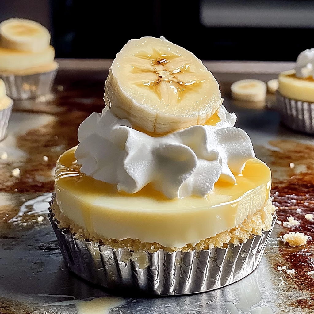 Recipe preparation for Banana Pudding Cheesecake Tres Leches