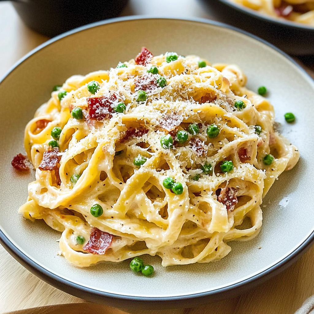 Recipe preparation for Carbonara Pasta