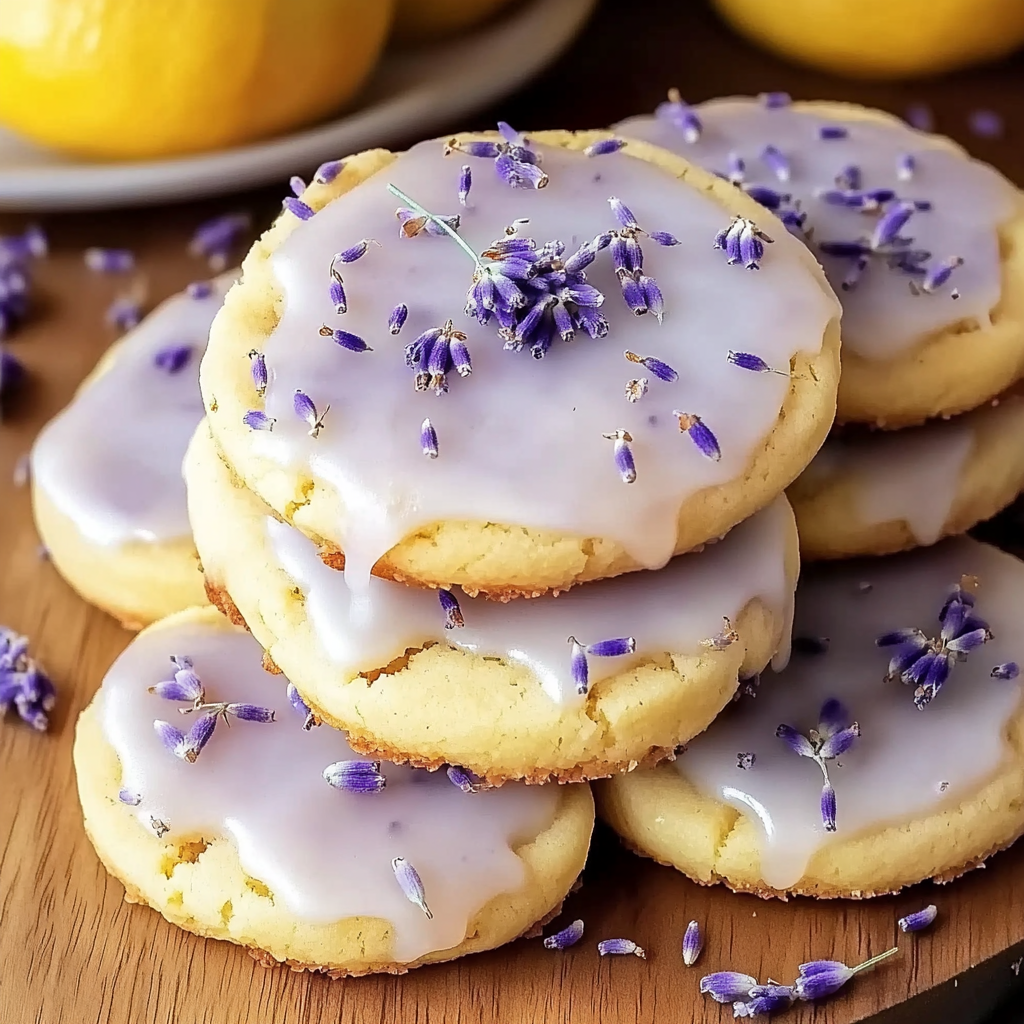 Recipe preparation for Lavender Biscotti Cookies