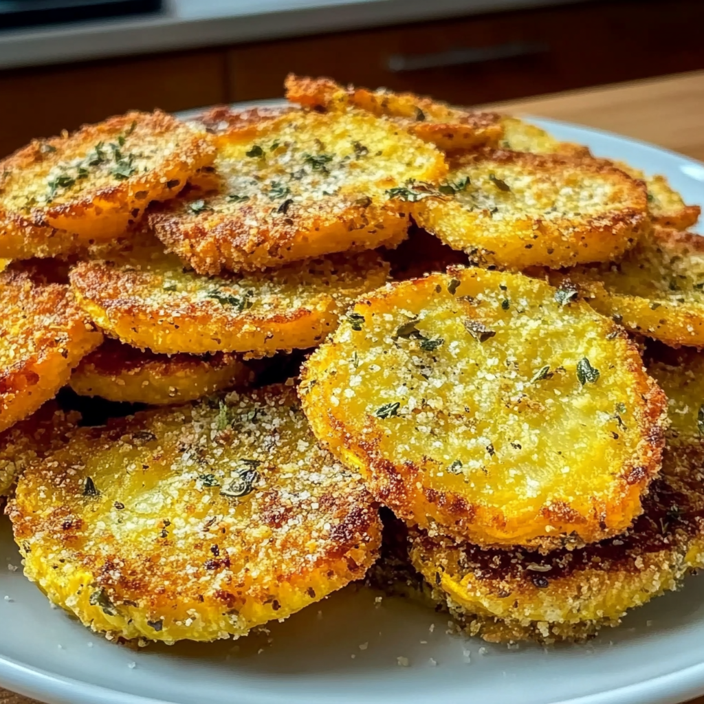 Recipe preparation for Oven-Fried Squash