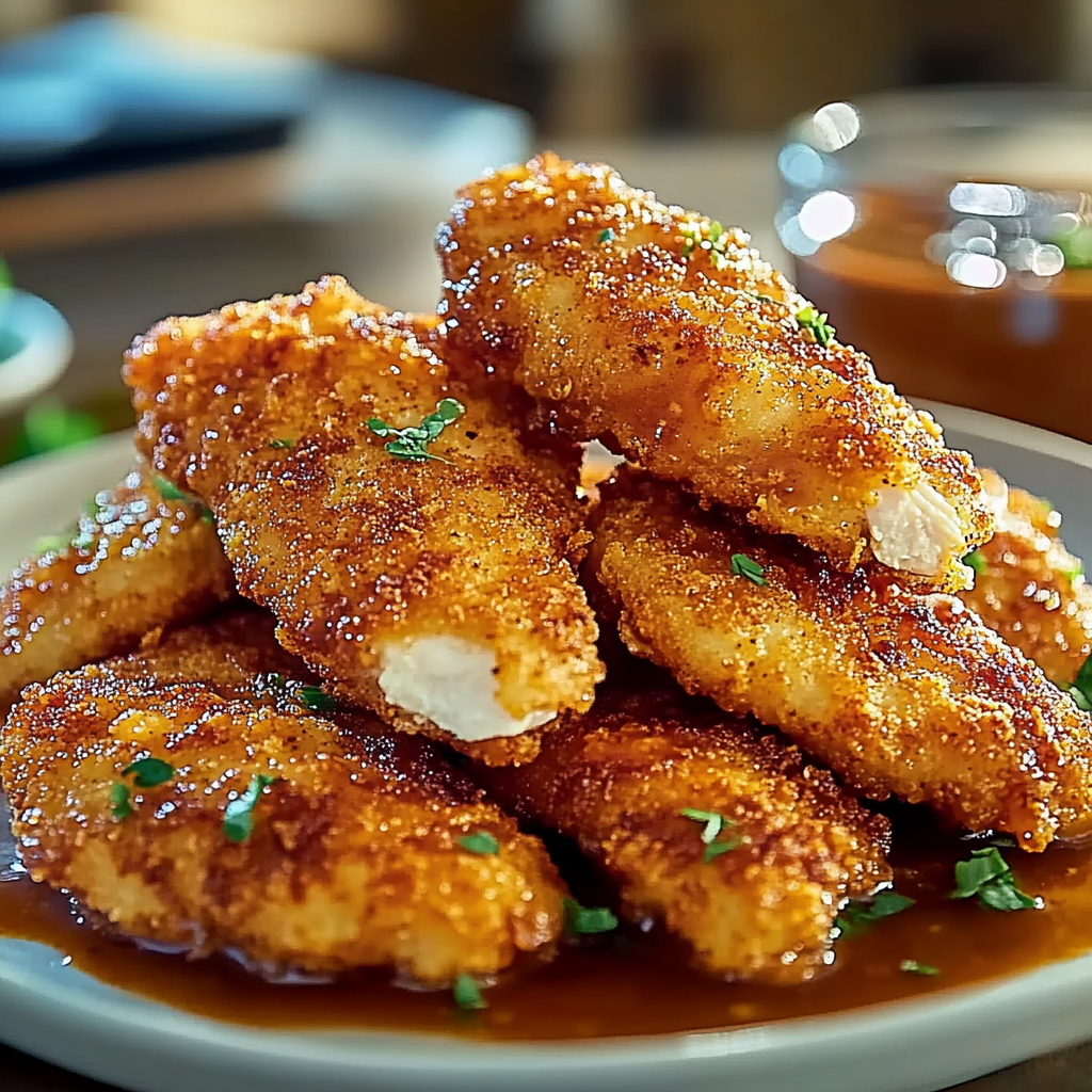 Recipe preparation for Easy Crack Chicken Tenders