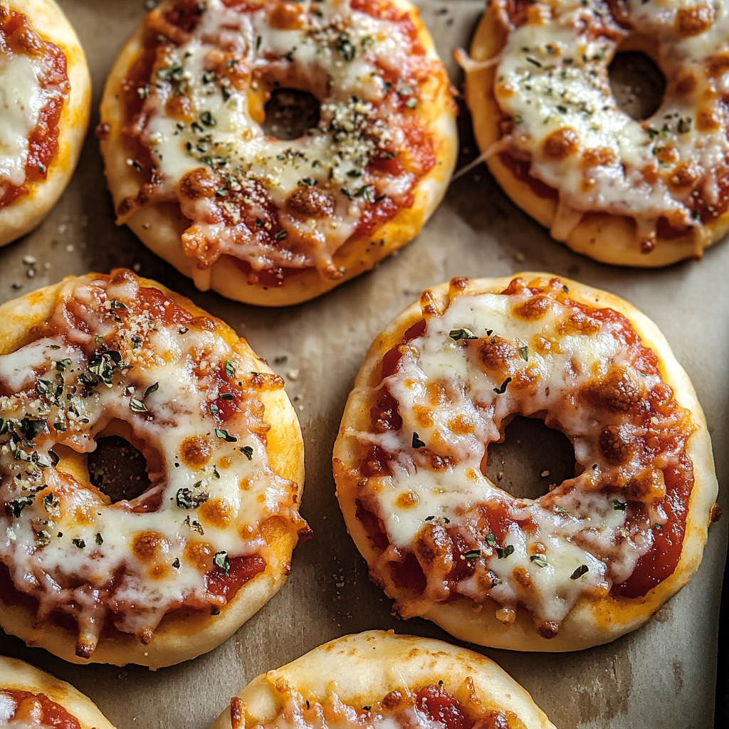 Recipe preparation for Homemade Pizza Bagels