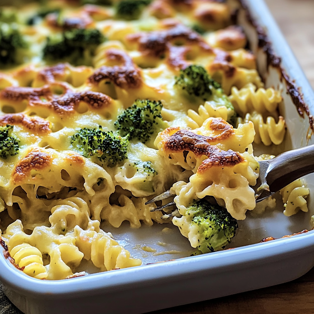 Recipe preparation for Broccoli Pasta Bake