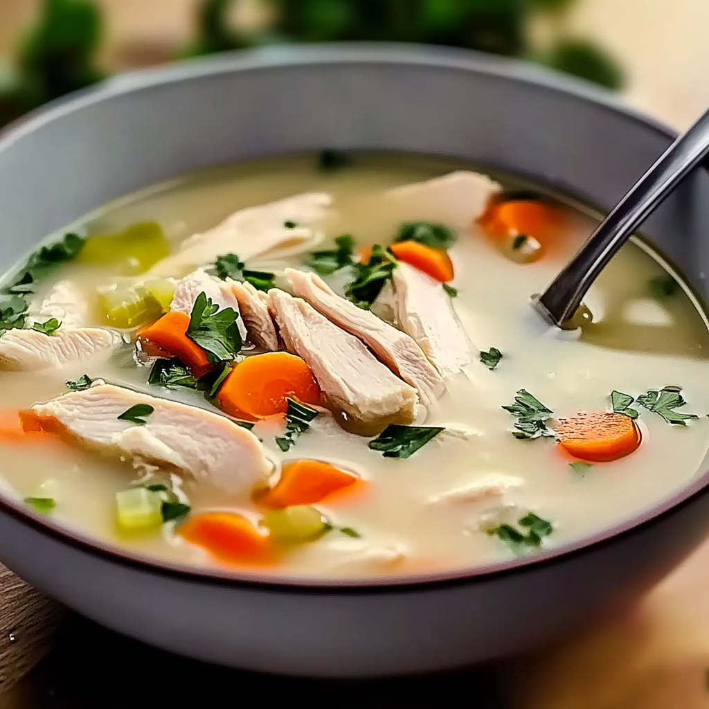 Recipe preparation for Emmi's Classic Chicken Soup