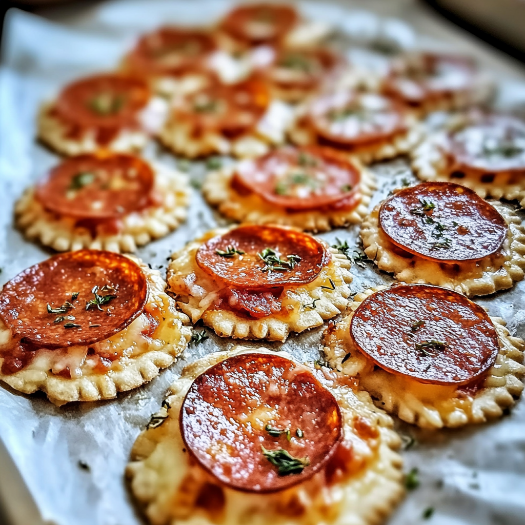 Recipe preparation for Keto Pizza Chips