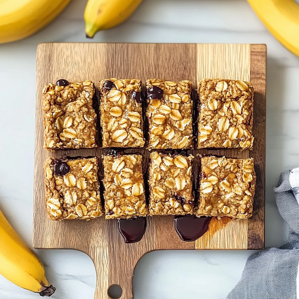 Recipe preparation for Baked Oatmeal Bars