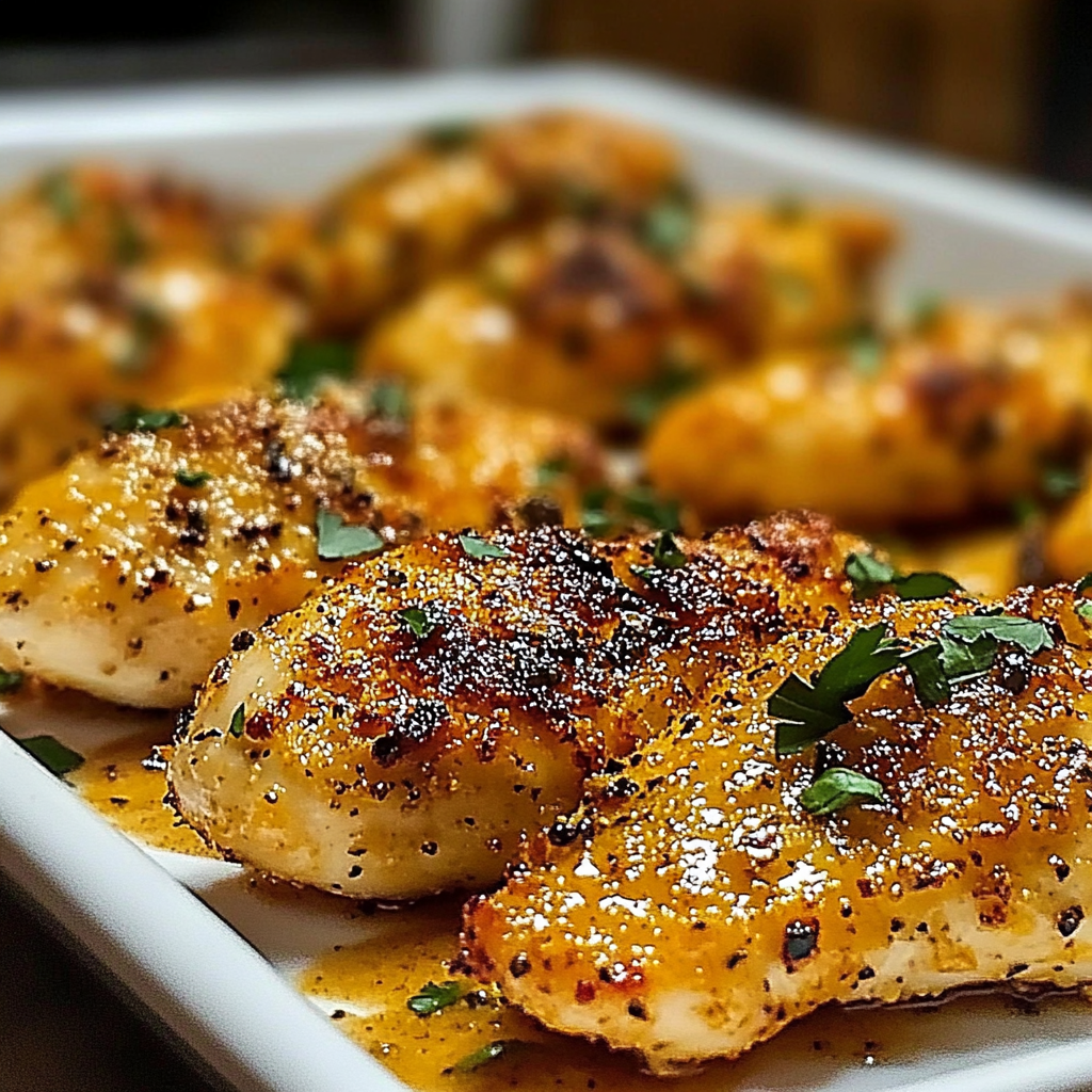 Recipe preparation for Baked Chicken Tenders with Low Carb Ingredients