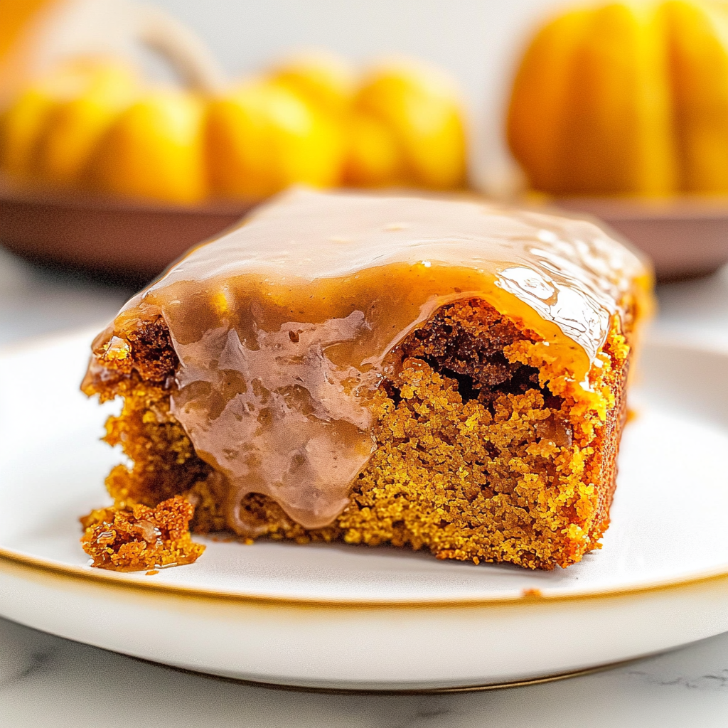 Recipe preparation for Pumpkin Honeybun Cake