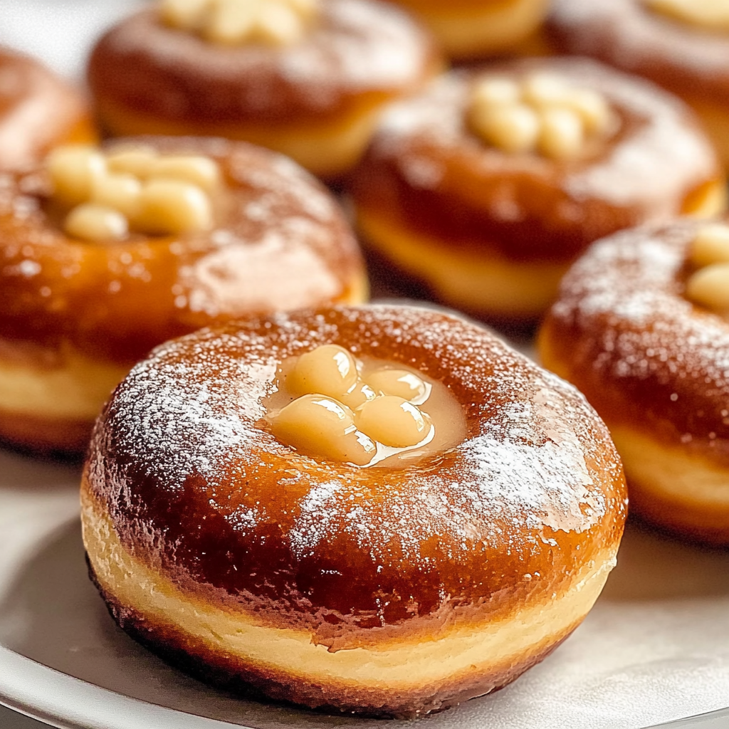 Recipe preparation for Thanksgiving Brioche Donuts