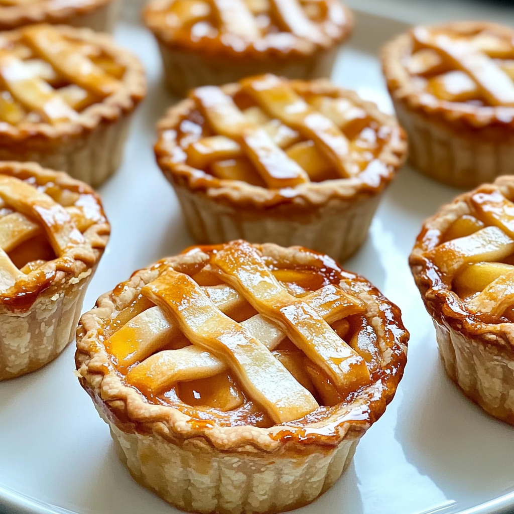 Recipe preparation for mini apple pies