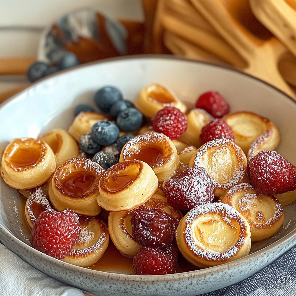 Recipe preparation for Pancake Bites