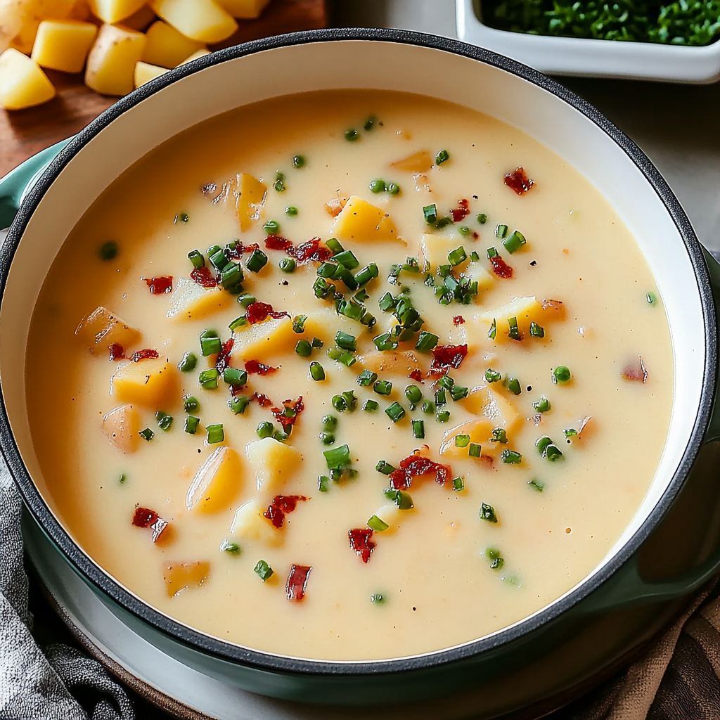 Recipe preparation for Outback Potato Soup