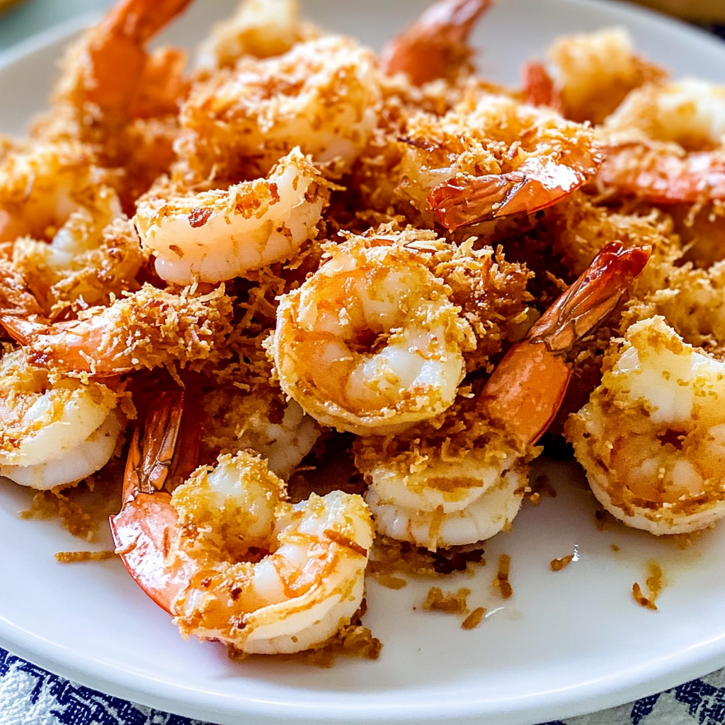 Recipe preparation for Easy Coconut Shrimp