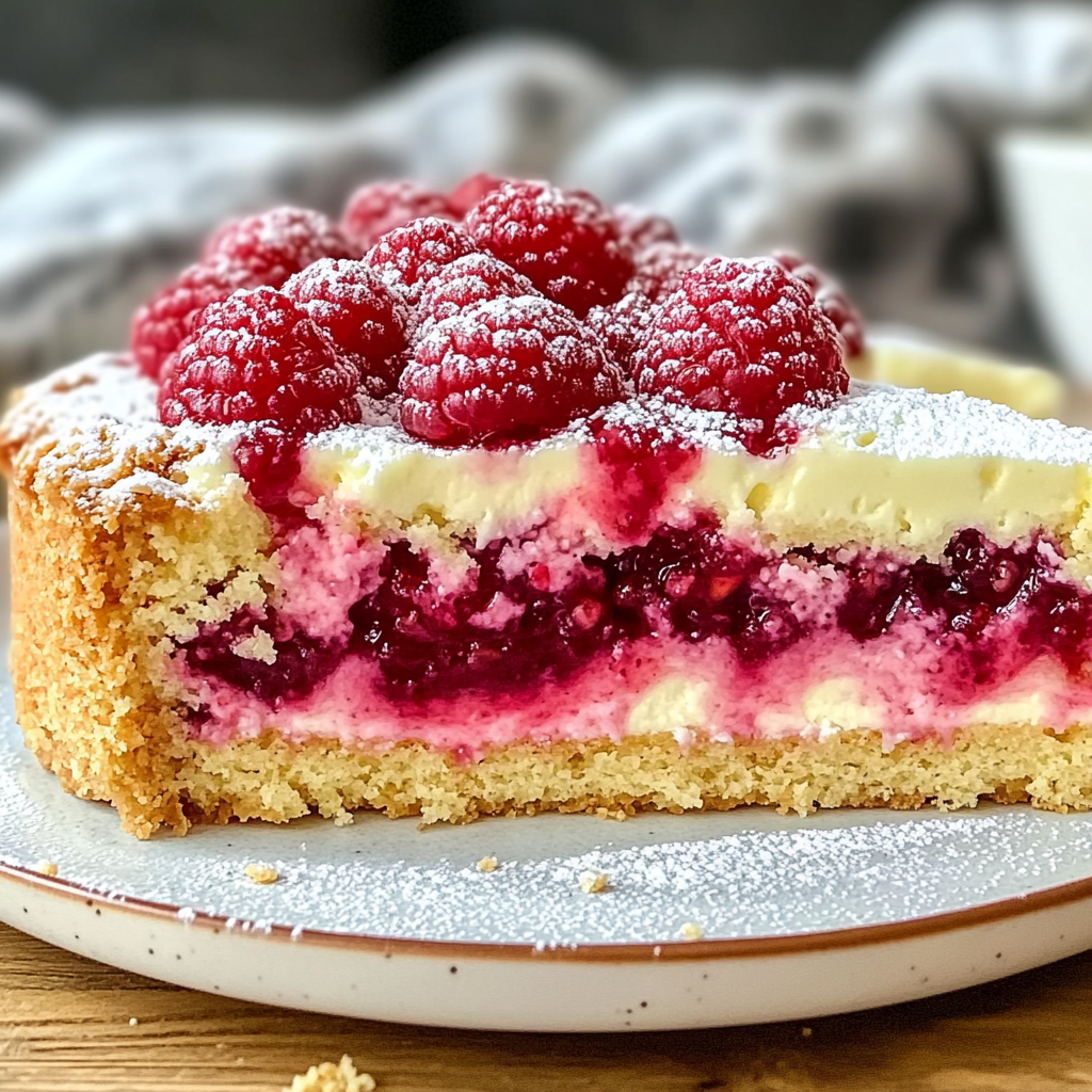 Recipe preparation for Raspberry Quark Cake