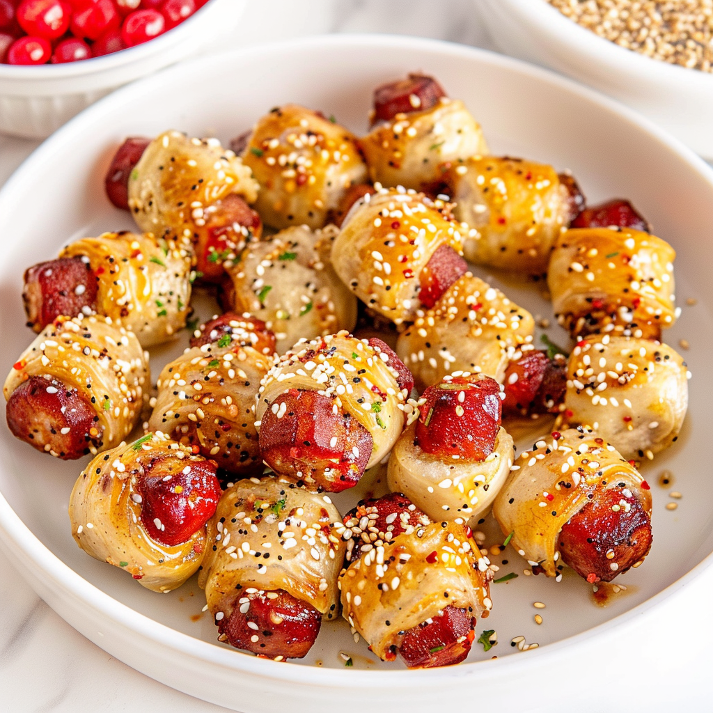 Recipe preparation for Pigs in Blankets