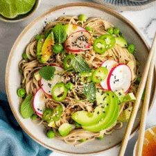 Sesame Soba Noodle Salad