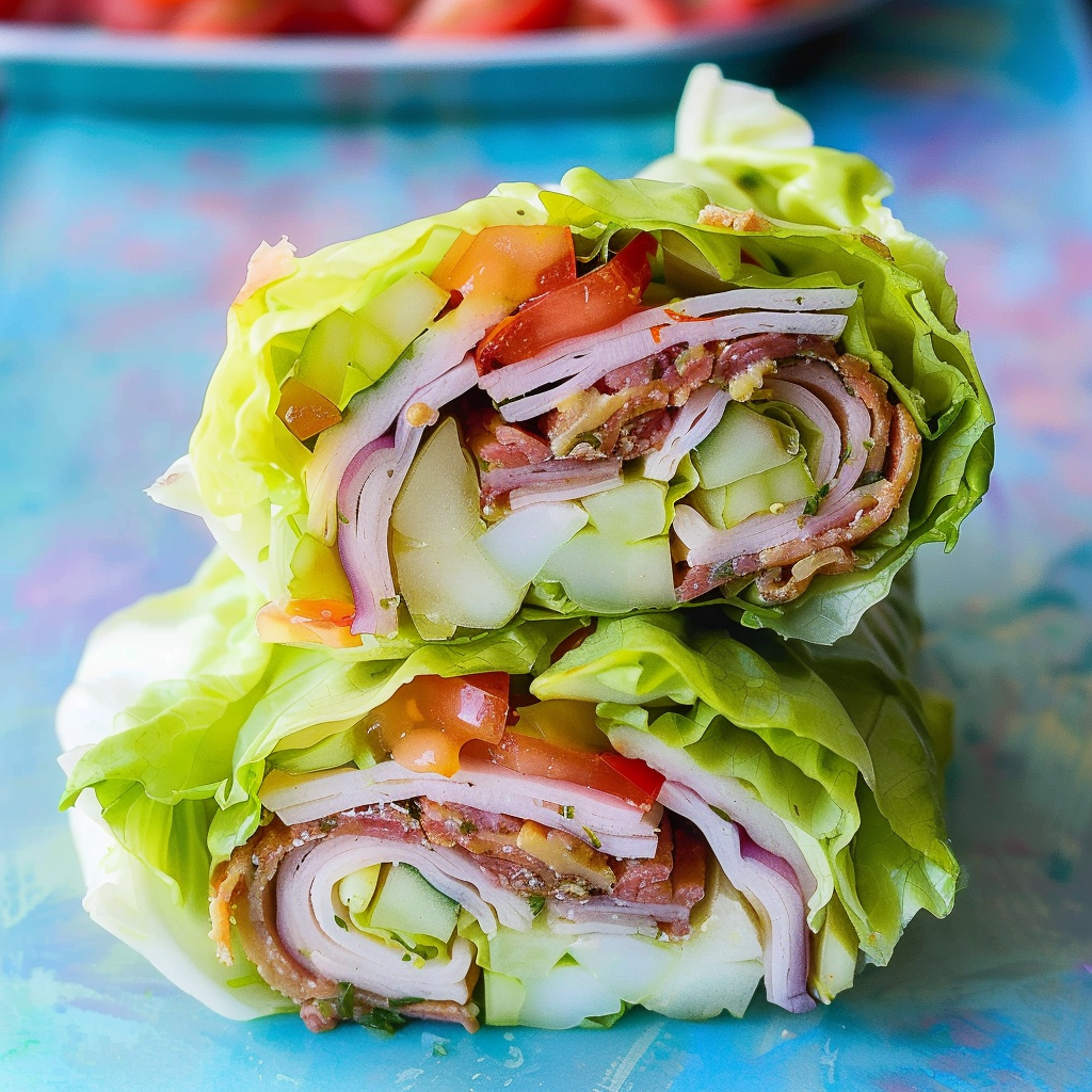 Recipe preparation for Low-Carb Lettuce Wraps