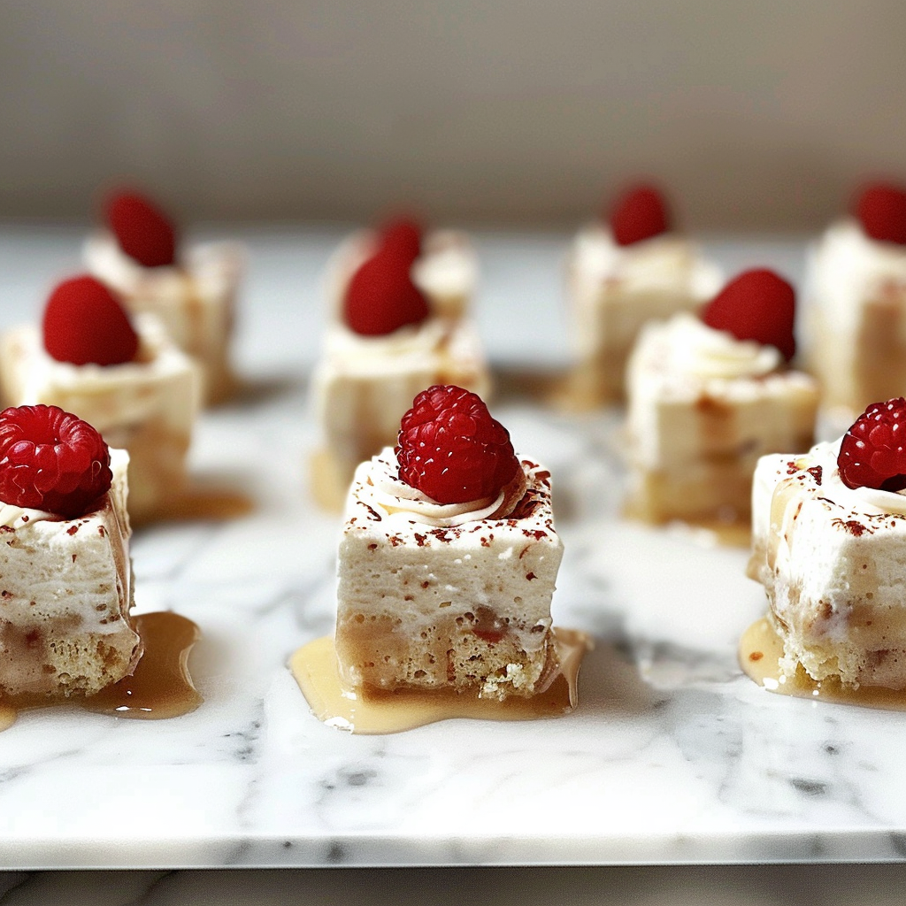 Recipe preparation for Mini tres leches cakes