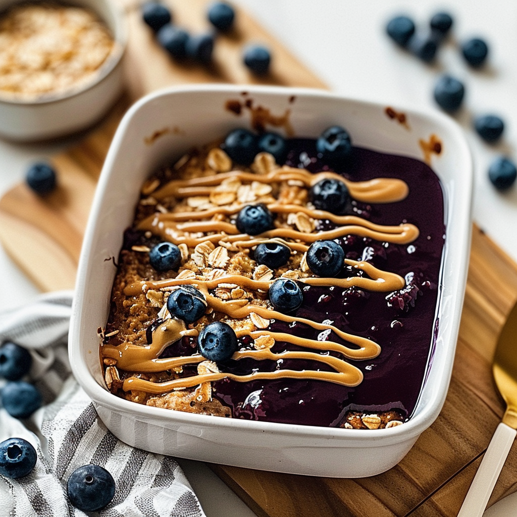 Recipe preparation for HIGH PROTEIN BAKED OATS