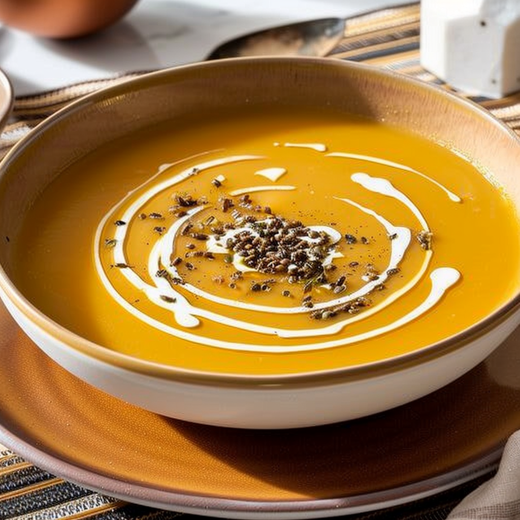 Recipe preparation for Fall Harvest Winter Squash Soup