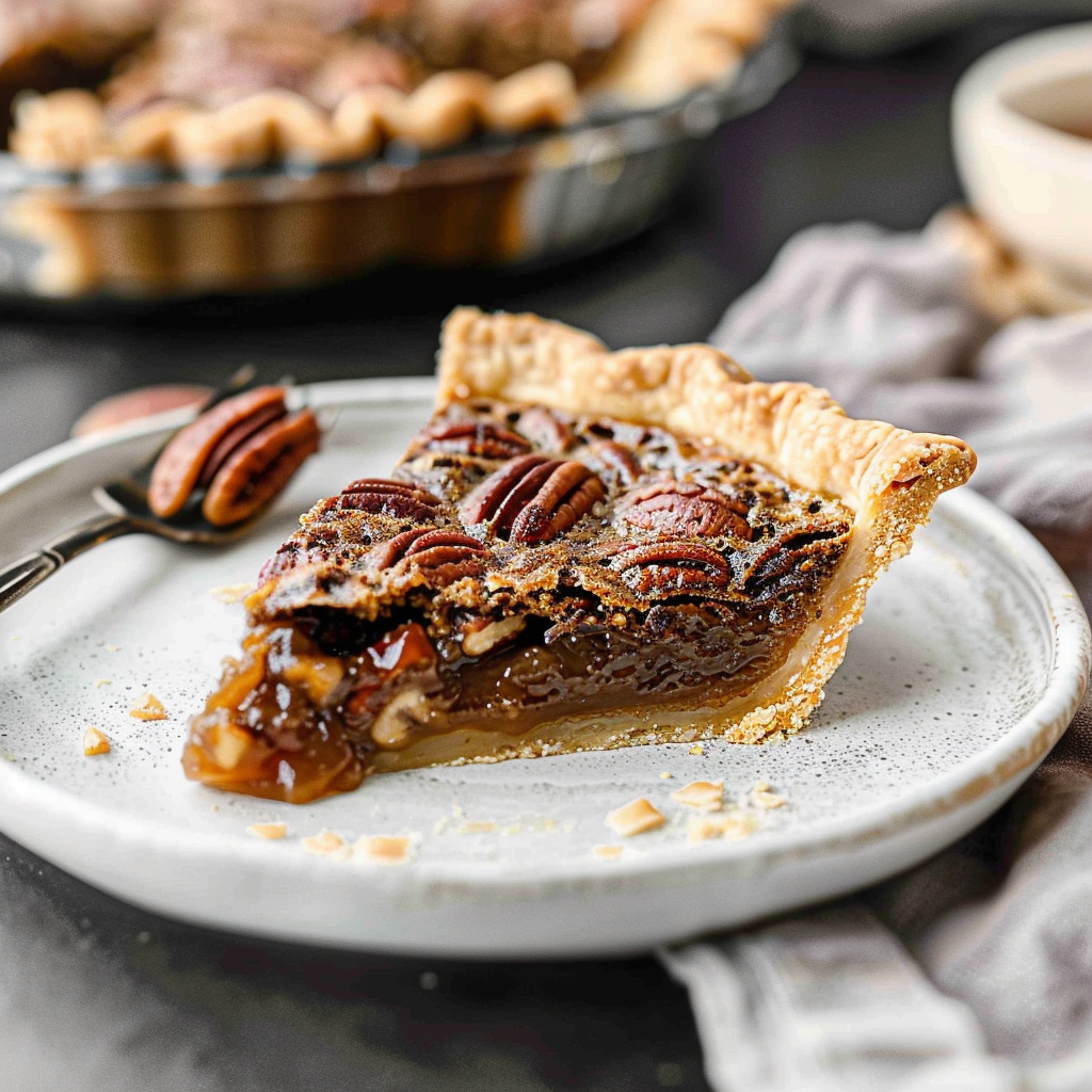 Recipe preparation for Pecan Pie