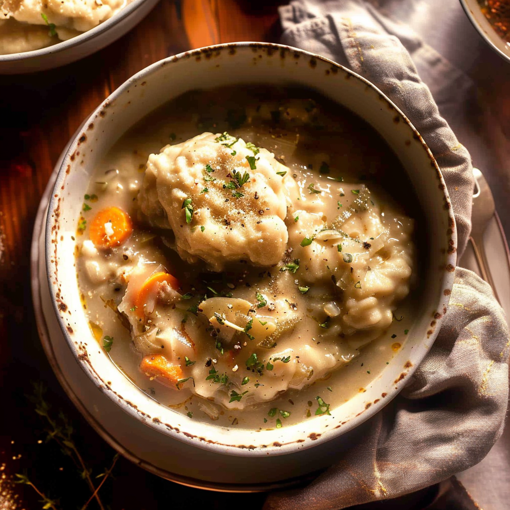Recipe preparation for Crockpot Chicken and Dumplings