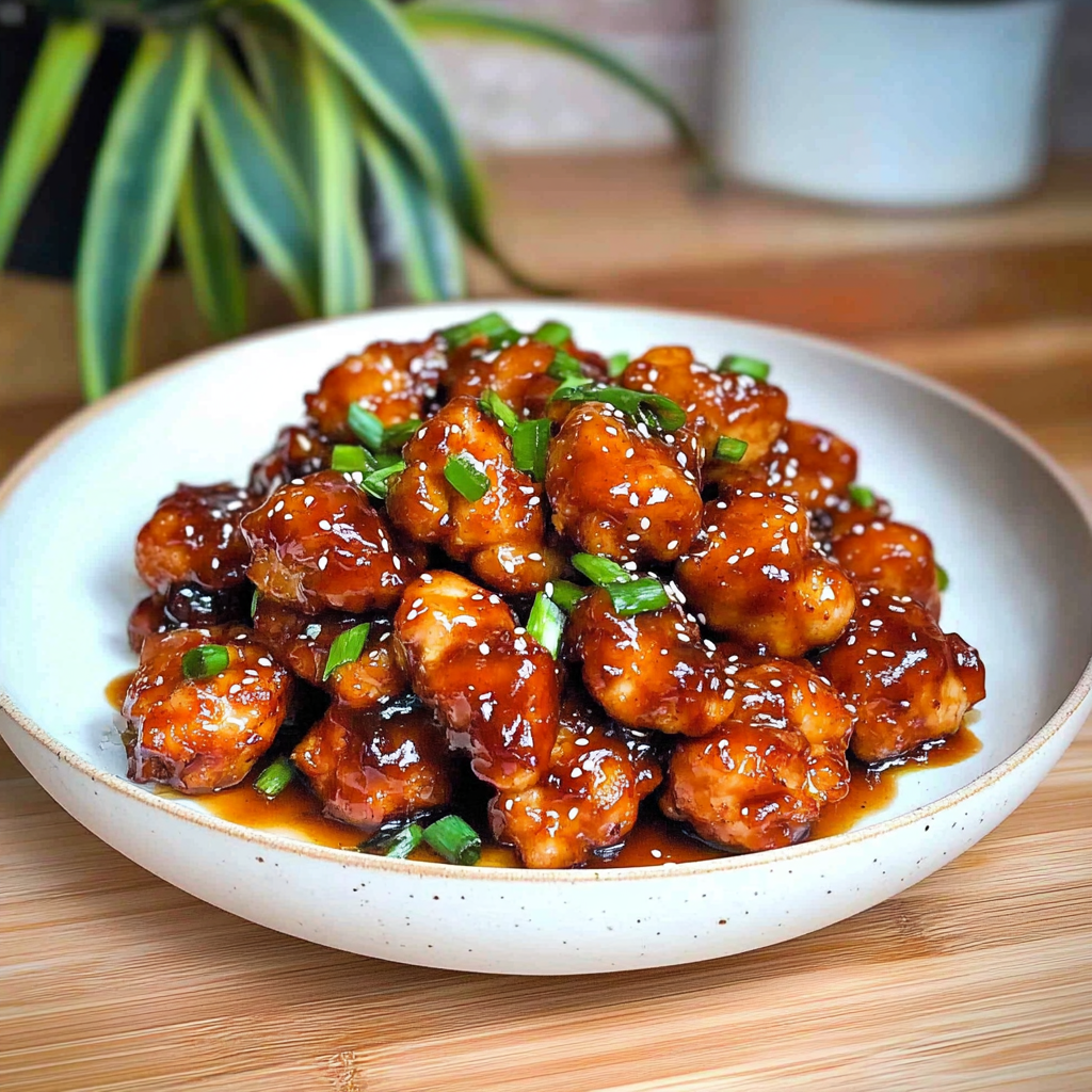 Recipe preparation for Honey Garlic Chicken Bites