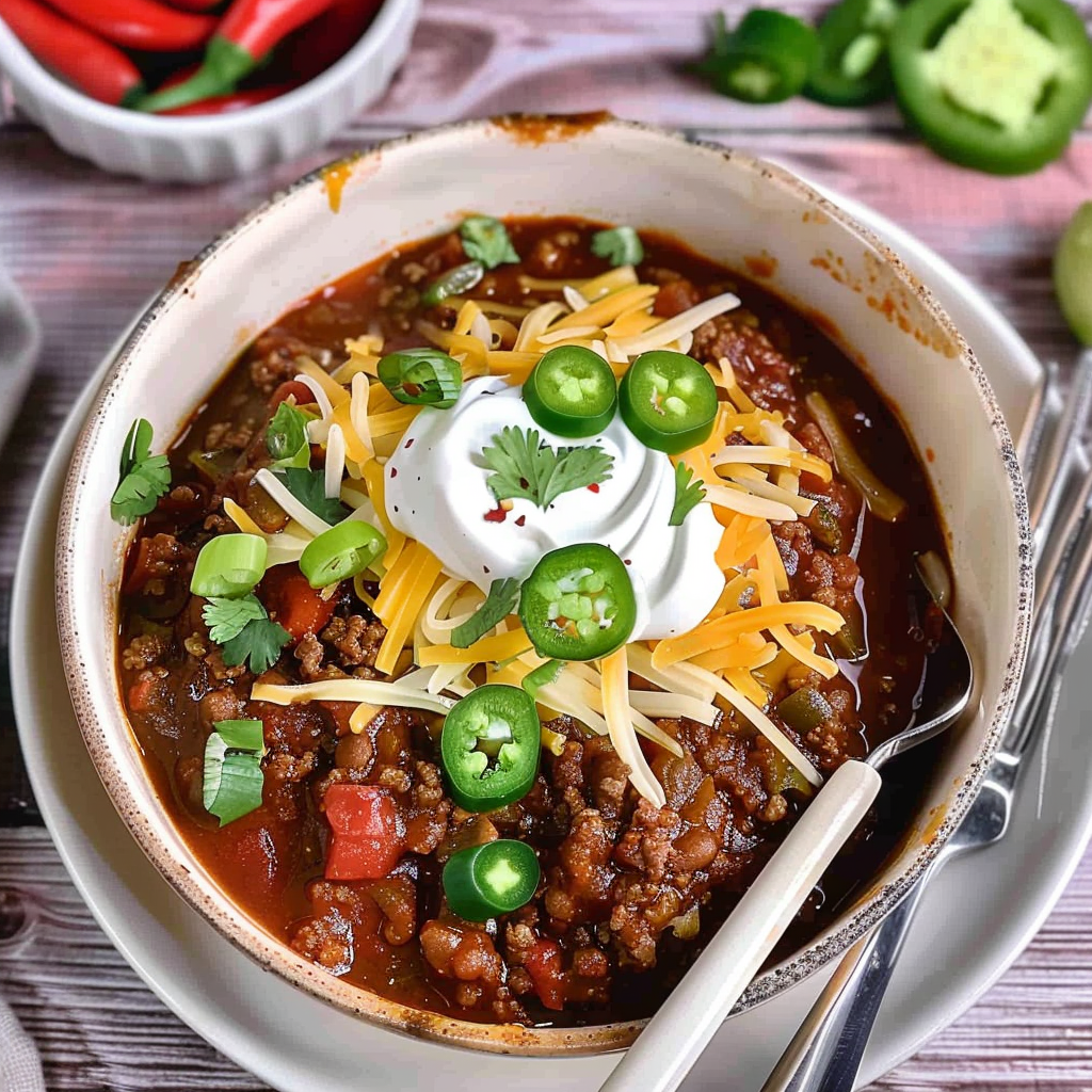Recipe preparation for Low-Carb Keto Chili