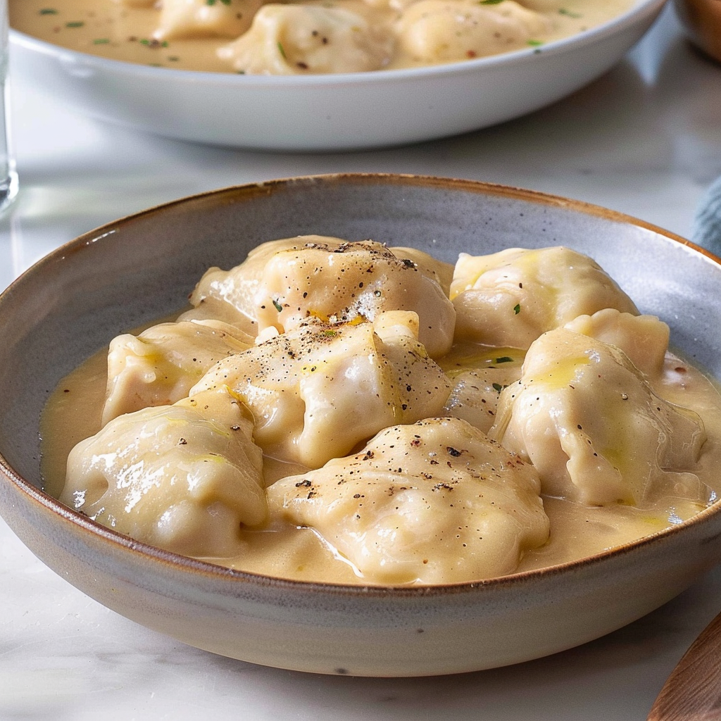 Recipe preparation for Chicken and Dumplings