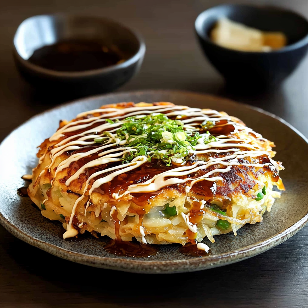 Recipe preparation for Okonomiyaki Recipe