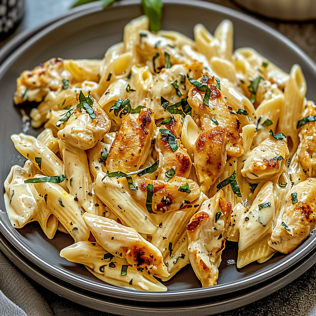 Recipe preparation for Marry Me Chicken Pasta