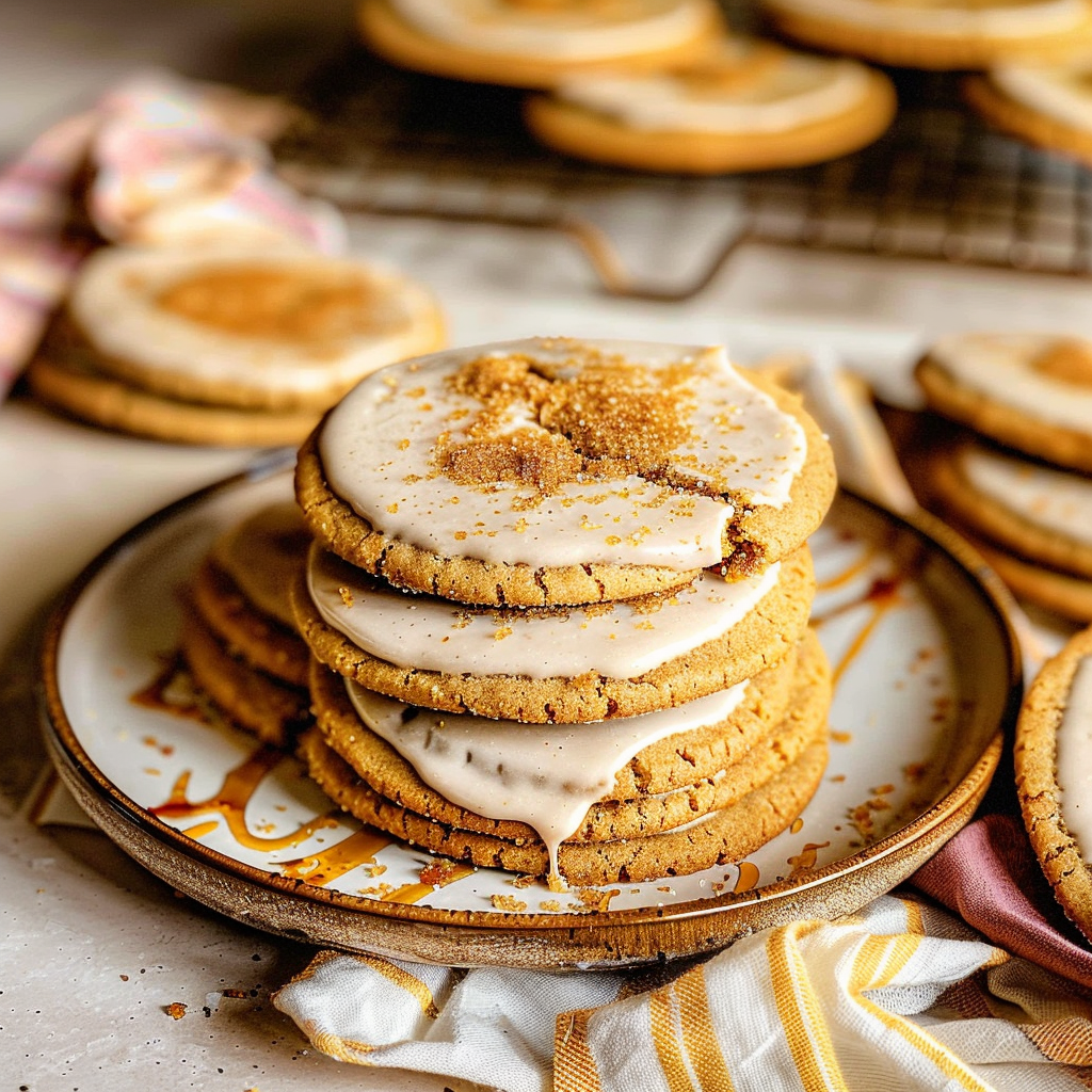 Recipe preparation for Brown Sugar Pop Tart Cookies