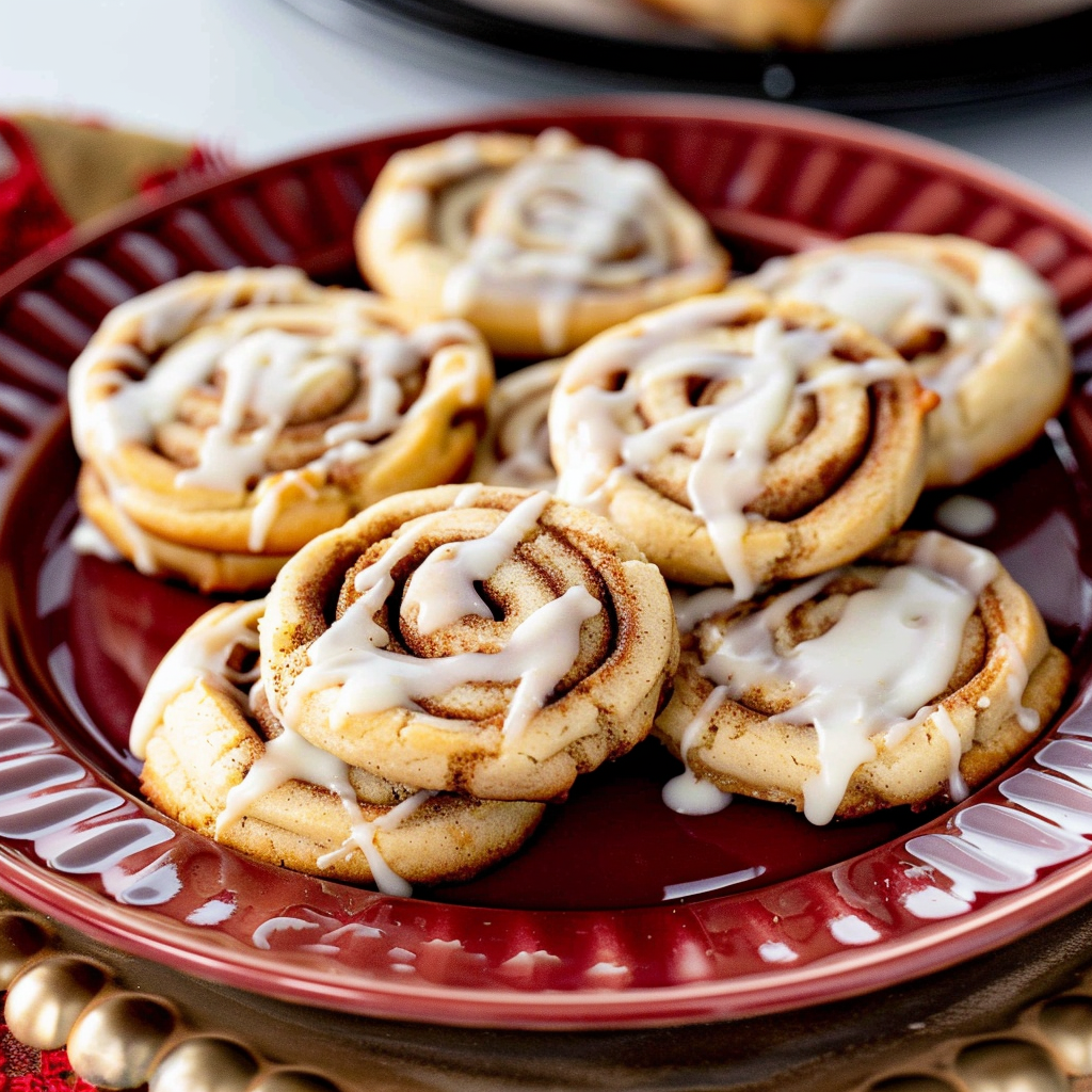 Recipe preparation for CINNAMON ROLL COOKIES