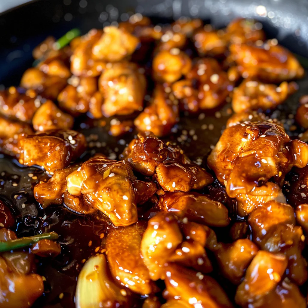 Recipe preparation for 30 Minute Honey Garlic Chicken
