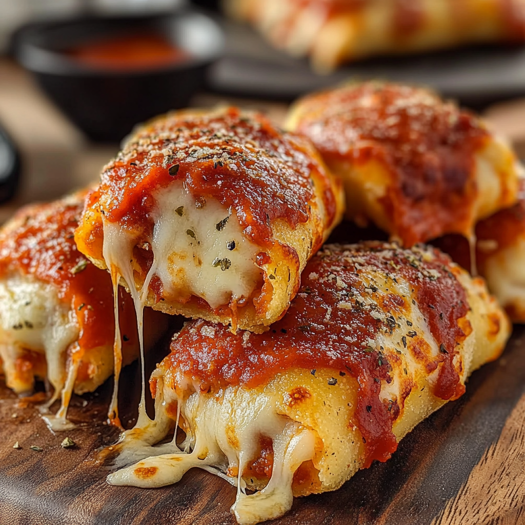 Recipe preparation for Cheesy Pizza Stuffed Bites
